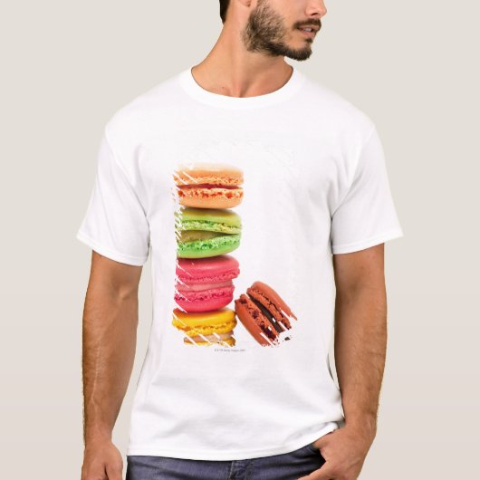 Franse macaroons t-shirt (Voorkant)