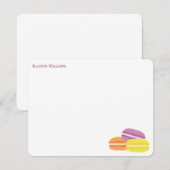 Franse macro's bevestigen notitiekaartje (Voorkant / Achterkant)