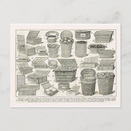  Franse manden Briefkaart (Voorkant)