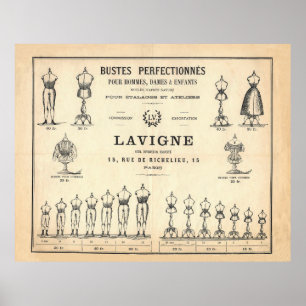 Franse mannequins poster