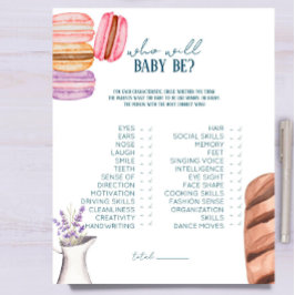 franse markt - Baby shower wie zal Baby zijn ? Gam