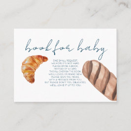 franse markt - baguette - boek voor Baby Plaatskaartje