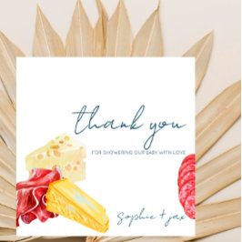 Franse markt - Charcuterie - Shower - Mijn creditc Bedankkaart