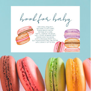 Franse markt - Macaroons - Boek voor Baby Plaatskaartje