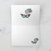 Franse Masquerade Kaart (Binnen)