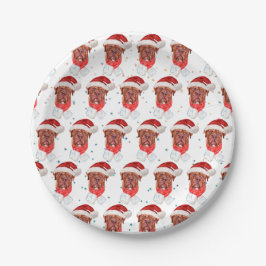 Franse Mastiff Hondenras Kerstmis Papieren Bordje