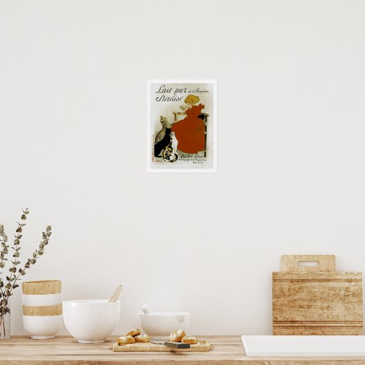  Franse melk en Poster (Keuken)