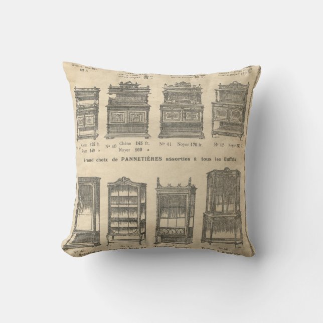  franse meubelcatalogus kussen (Voorkant)