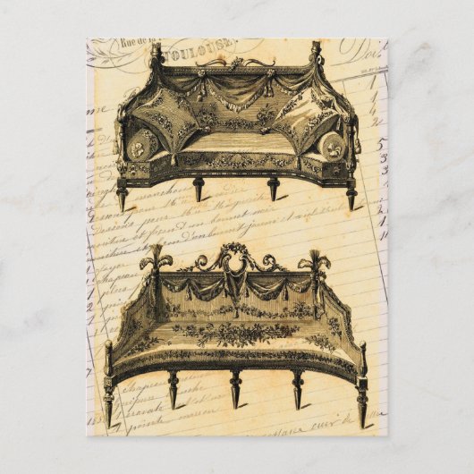 -Franse meubelen Briefkaart (Voorkant)