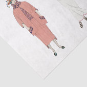 Franse Mode Dames Art Deco Decoupage Scraps II Tissuepapier (Detail)