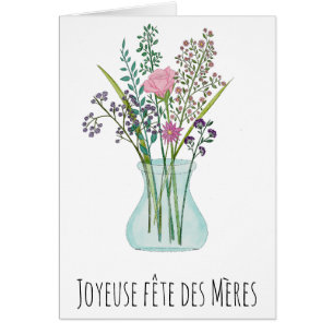 Franse moederdag-roze bloemen