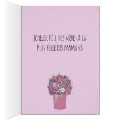 Franse moederdag-roze bloemen (Binnen (Rechts))