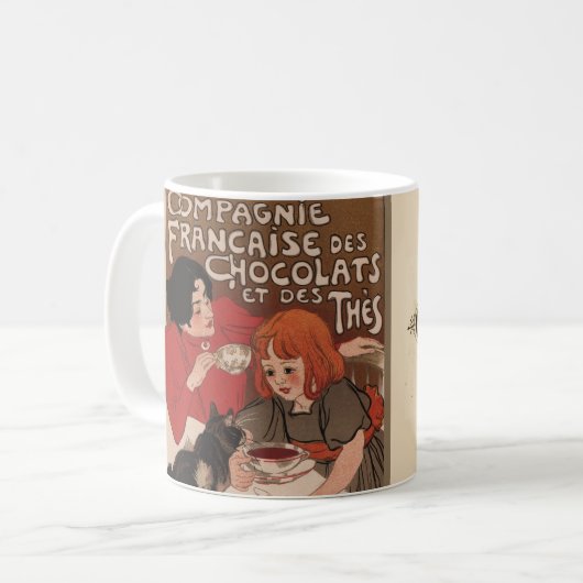 Franse Mok voor reclame op basis van chocolade (Voorkant links)