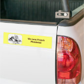 Franse Mondains 1981 Bumpersticker (Op Truck)
