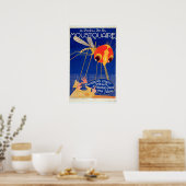  Franse muggenbestrijdingreclame Poster (Keuken)
