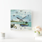 Franse muur-klok vierkante klok (Huis)