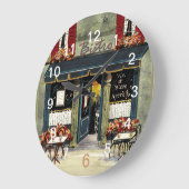 Franse muurklok van Bistro Grote Klok (Hoek)