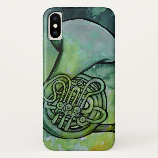Franse muzieleraar Horn Band Case-Mate iPhone Case (Achterkant)
