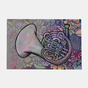 Franse muzieleraar Horn Band Deurmat