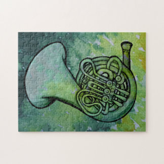 Franse muzieleraar Horn Band Legpuzzel