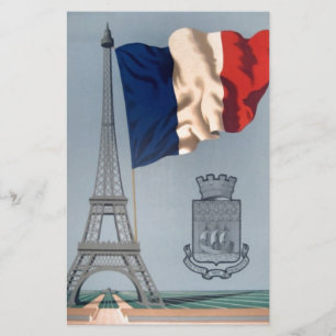 Franse nationale vlag- en oliefabriek Briefpapier