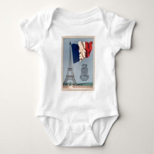 Franse nationale vlag- en oliefabriek Romper