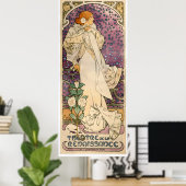 Franse Nieuwe Dame van de Camelias Poster (Thuiskantoor)
