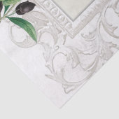 Franse  olijfolie Lijst ontkoppeling Tissuepapier (Detail)