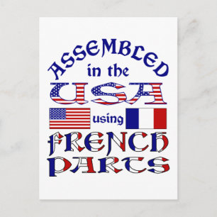 Franse Onderdelen Briefkaart