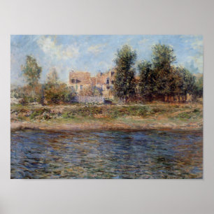 Franse onderdrukker Seine Painting Monet Poster