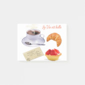 franse ontbijt post-it® notes (Voorkant)