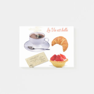 franse ontbijt post-it® notes