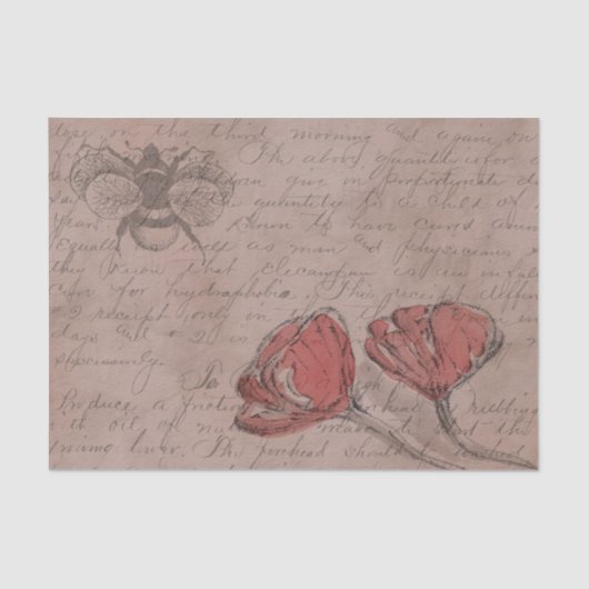  franse ontkoppeling van bijen tissuepapier (Voorkant)