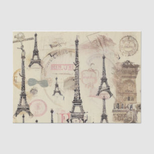 Franse ontkoppeling van de Effiel Tower Tissuepapier