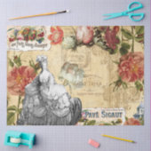 Franse ontkoppeling van Floral Marie Antoinette Ep Tissuepapier (Craft)