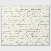 Franse  ontkoppeling van script cadeaupapier (Vlak)