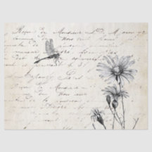 Franse ontlepagina Wilde bloem