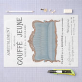 Franse  ontvlechting van meubelreclame tissuepapier (Craft)