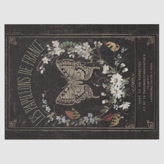  Franse ontvlechting van vlinder Tissuepapier (Voorkant)