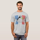 Franse Open Tennis Paris  T-Shirt (Voorkant volledig)