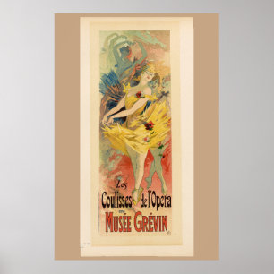 Franse opera ballet coulisses de l'opera Poster