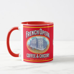 Franse Opera Coffee & Chicory Mok