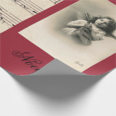 Franse Opera Sheet Music &  Foto GIFT WRAP Cadeaupapier (Hoek)