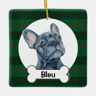 Franse ornament, Franse Bulldog Keramisch Ornament