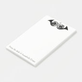 Franse paarden personaliseren post-it® notes (Schuin)