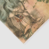 Franse paarden, vrouwen, ontkoppeling van Floral Tissuepapier (Detail)