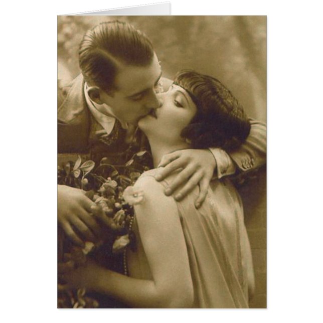 Franse paarse kissenkaart (Voorkant)