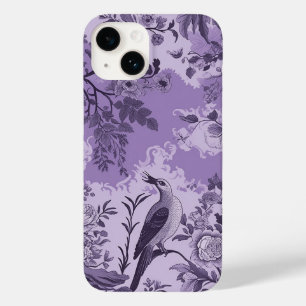 -Franse Paarse Toile Fleurie Case-Mate iPhone 14 Hoesje