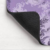 -Franse Paarse Toile Fleurie Muismat (Hoek)