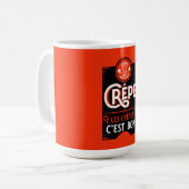 Franse pannenkoeken koffiemok (Voorkant links)